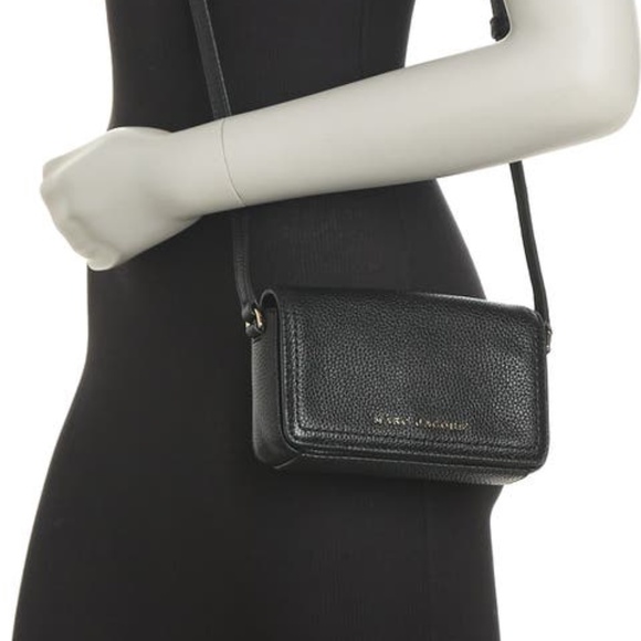 Marc Jacobs black pebbled leather crossbody purse EUC - Picture 14 of 14